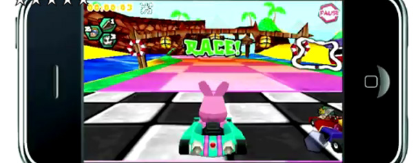 Krazy Kart Racing en iPhone