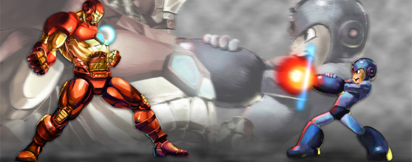 Ironman y Megaman se ven las caras