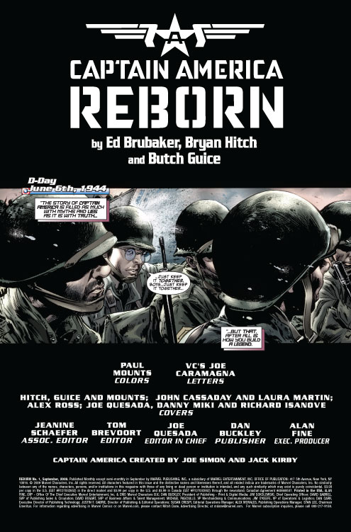 Previa de Captain America: Reborn · Imagen 1
