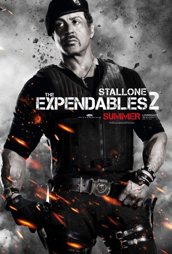 'Los Mercenarios 2', carteles de personajes · Imagen 3