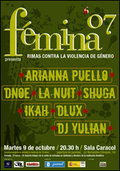 Rimas femeninas contra la violencia de género