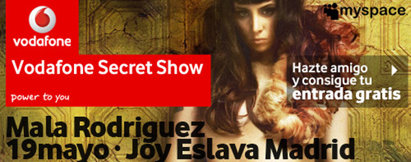 La Mala regala entradas para su concierto 'secreto'