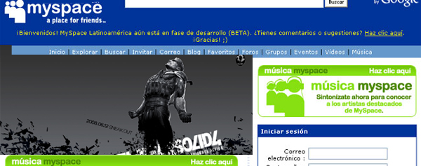 MySpace aspira a conquistar el videojuego para combatir a Facebook