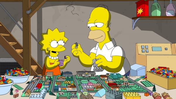 Primeras imágenes del episodio de Los Simpson con fichas de Lego · Imagen 7