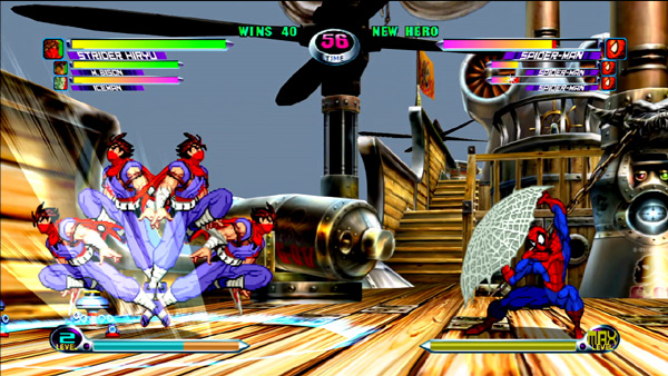 Marvel Versus Capcom: Spiderman contra Strider · Imagen 1