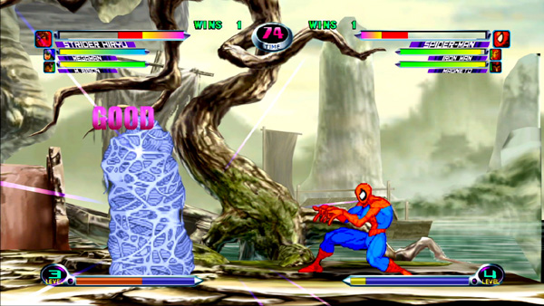 Marvel Versus Capcom: Spiderman contra Strider · Imagen 3