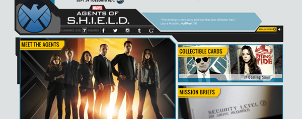 Los Agentes de S.H.I.E.L.D. estrenan web